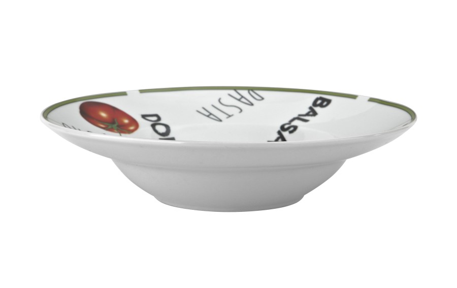 Talerz do pasty 27 cm Zielony brzeg MPL