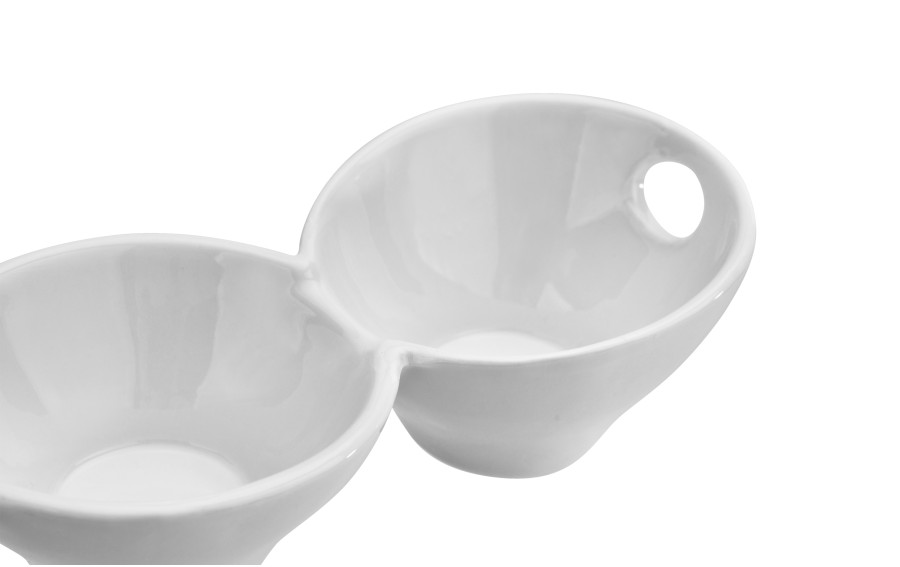 Potrójny dip miseczki White MPL