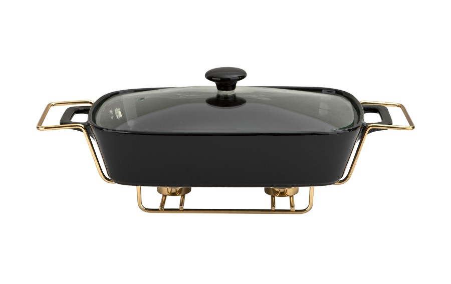 Naczynie z podgrzewaczem 2,1 L Modern Kitchen Cookini czarne