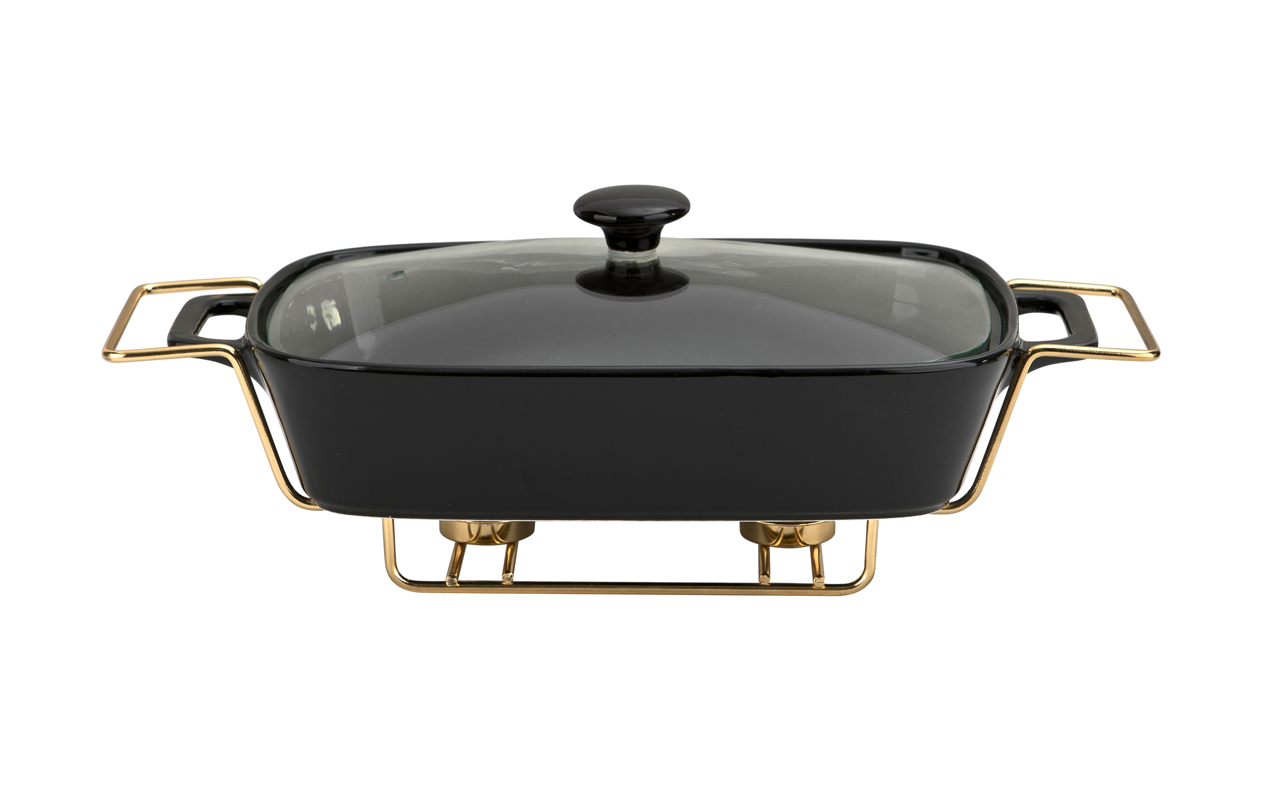 Naczynie z podgrzewaczem 2,1 L Modern Kitchen Cookini czarne
