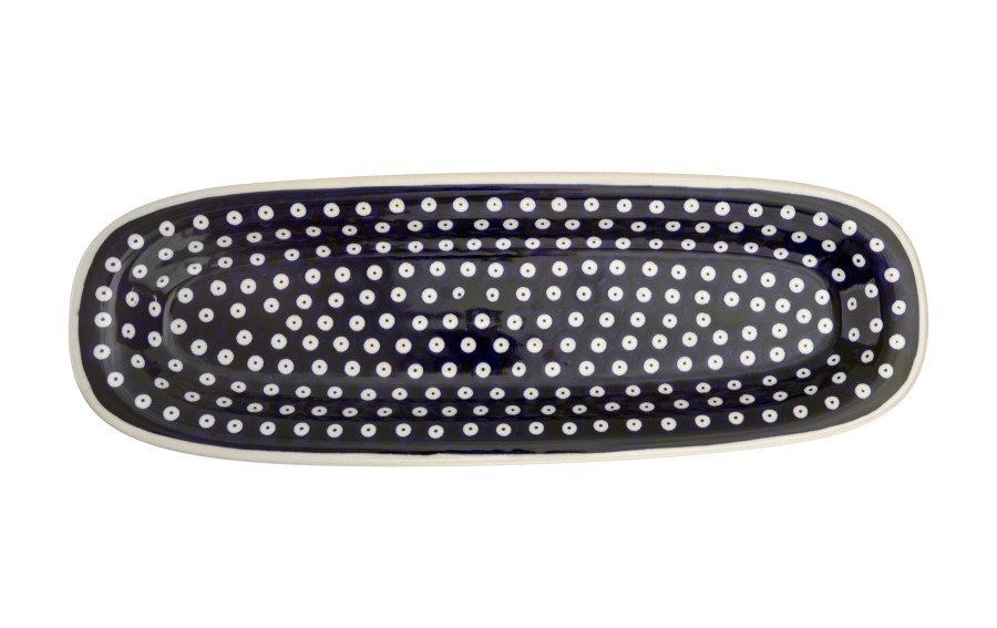Półmisek podłużny 45x15,5 cm Bolesławiec Dekor 42