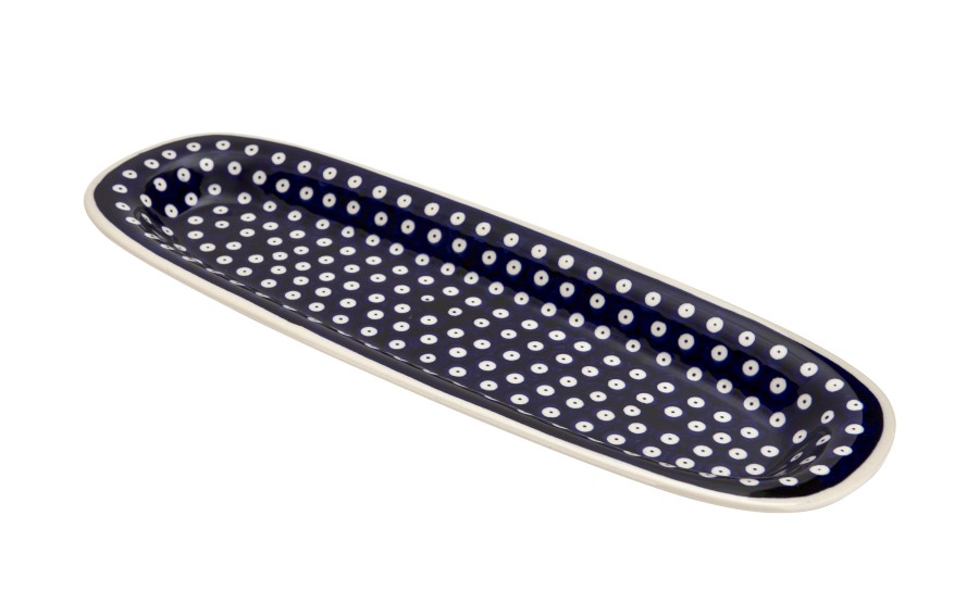 Półmisek podłużny 45x15,5 cm Bolesławiec Dekor 42