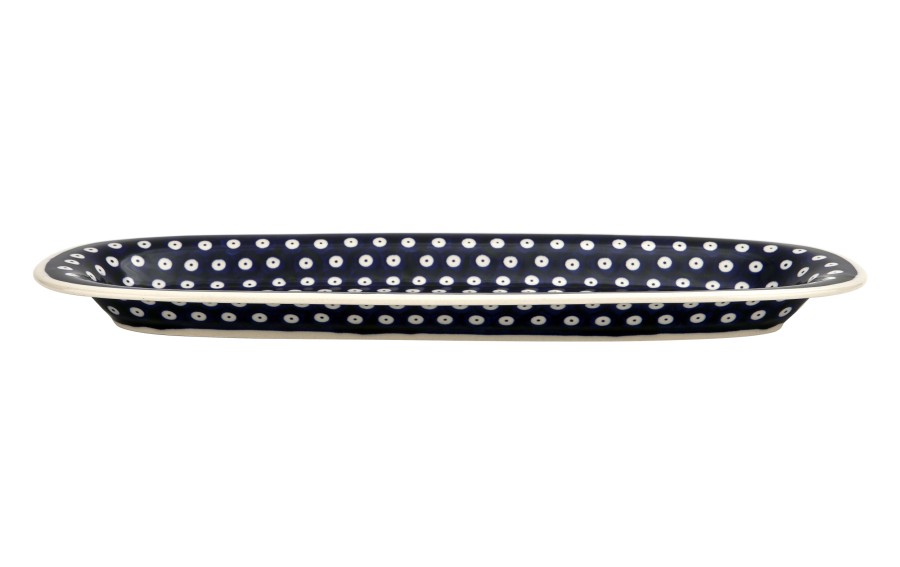 Półmisek podłużny 45x15,5 cm Bolesławiec Dekor 42