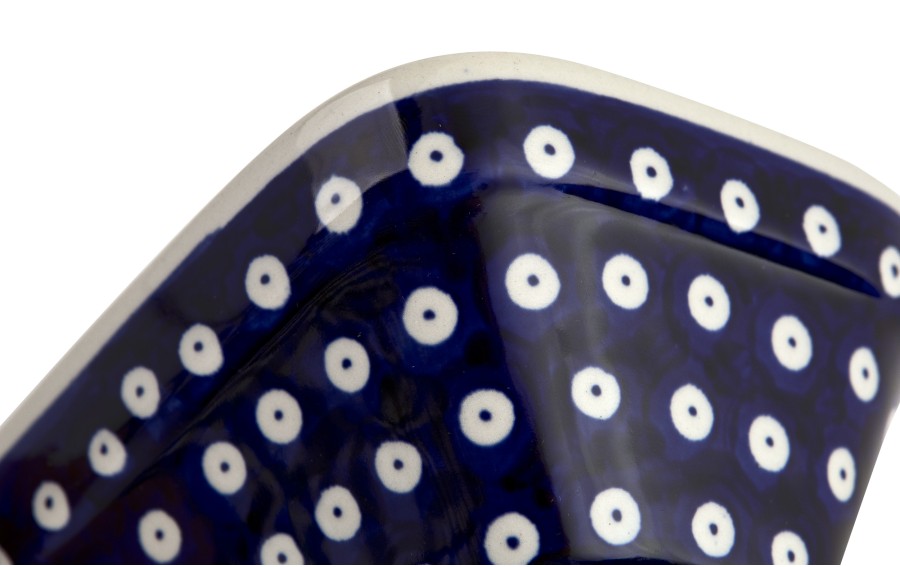 Półmisek pełny 21x13 cm Bolesławiec Dekor 42