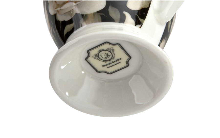 Zestaw 2 kubków 300 ml Retro English Roses Black