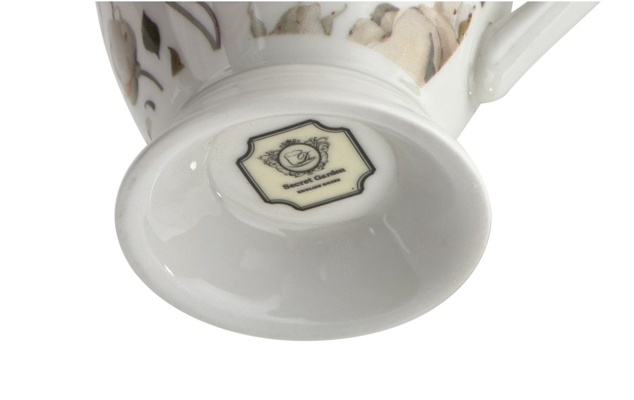 Zestaw 2 kubków 300 ml Retro English Roses White