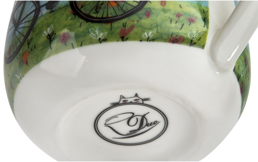 Kubek porcelanowy baryłka 430 ml Rower
