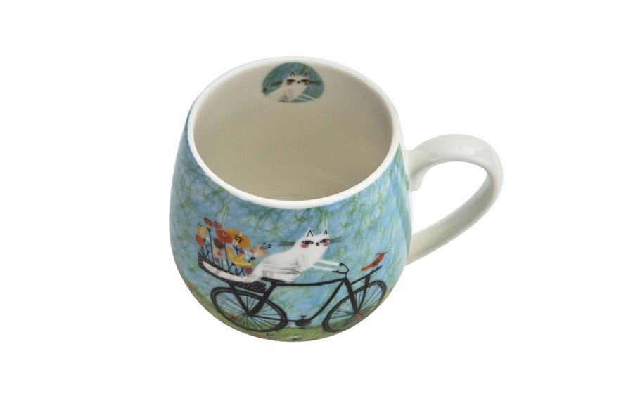 Kubek porcelanowy baryłka 430 ml Rower