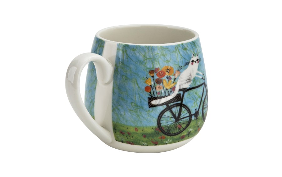 Kubek porcelanowy baryłka 430 ml Rower