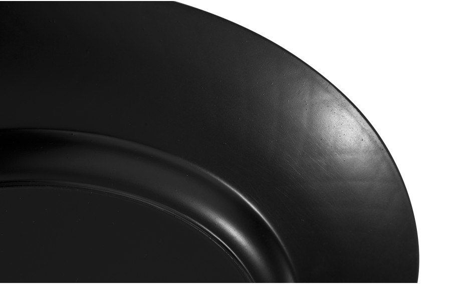 Talerz dekoracyjny plastikowy 33 cm biały AP159843