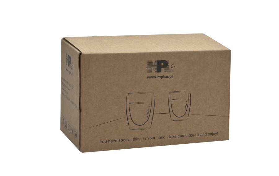 Zestaw 2 szklanek 80 ml do espresso MPL070612