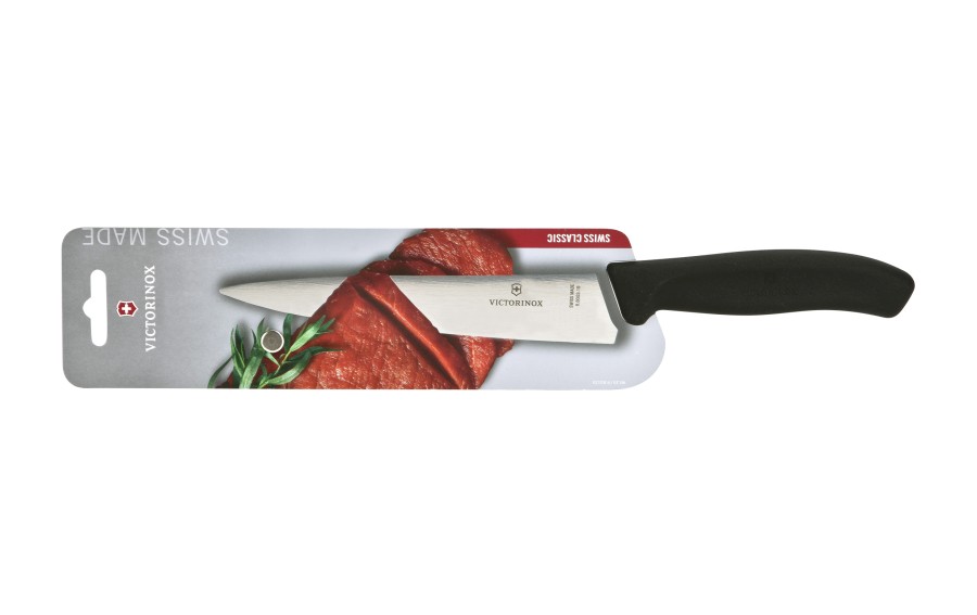 Nóż kuchenny 19 cm Fibrox czarny Swiss Classic