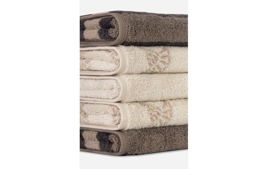 Ręcznik frotte 50x100 cm Doubleface 1600-36 Creme Joop