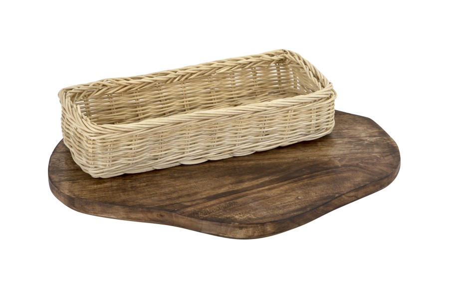 Koszyk rattanowy na sztućce prostokątny 26 cm Tin Tours DP 2122
