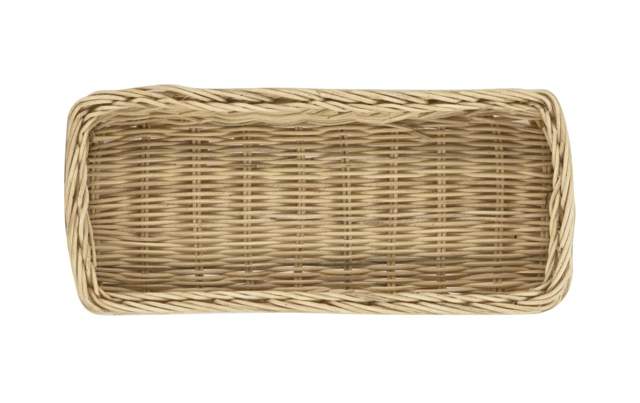 Koszyk rattanowy na sztućce prostokątny 26 cm Tin Tours DP 2122