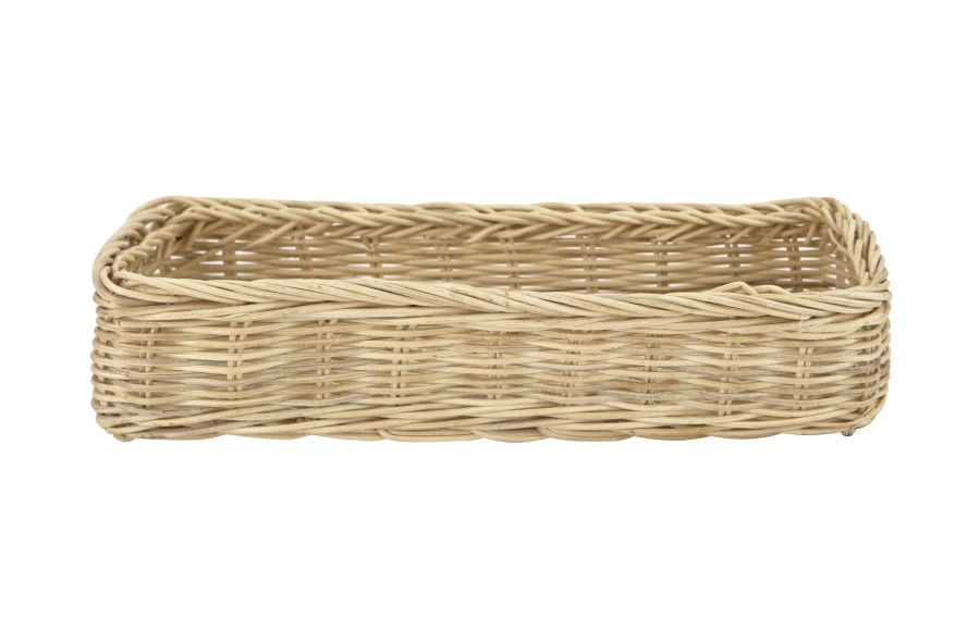 Koszyk rattanowy na sztućce prostokątny 26 cm Tin Tours DP 2122