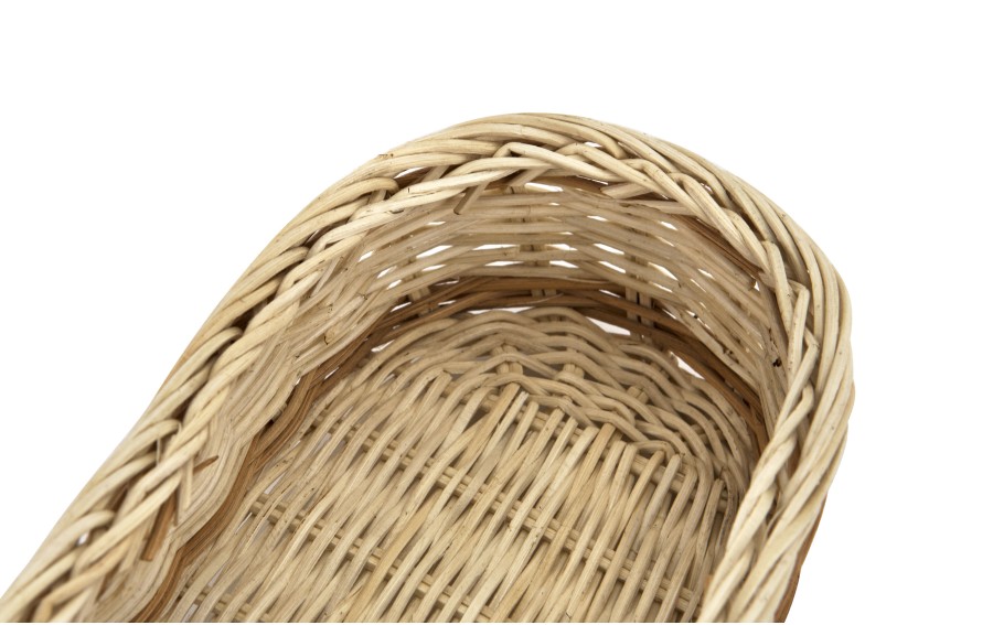 Koszyk rattanowy na sztućce i drobiazgi 27 cm Tin Tours DP 2095