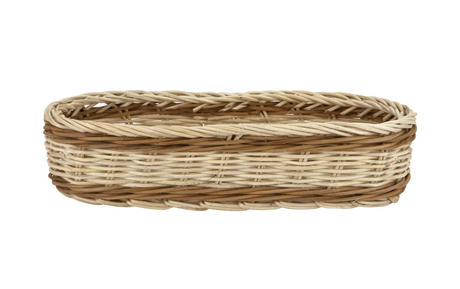 Koszyk rattanowy na sztućce i drobiazgi 27 cm Tin Tours DP 2095