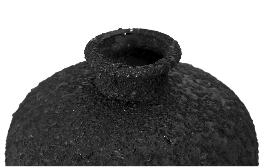 Wazon szklany 18 cm Stoneware Czarny