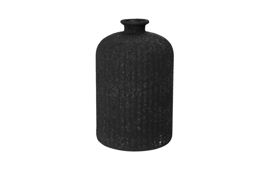 Wazon szklany 23 cm Stoneware Czarny