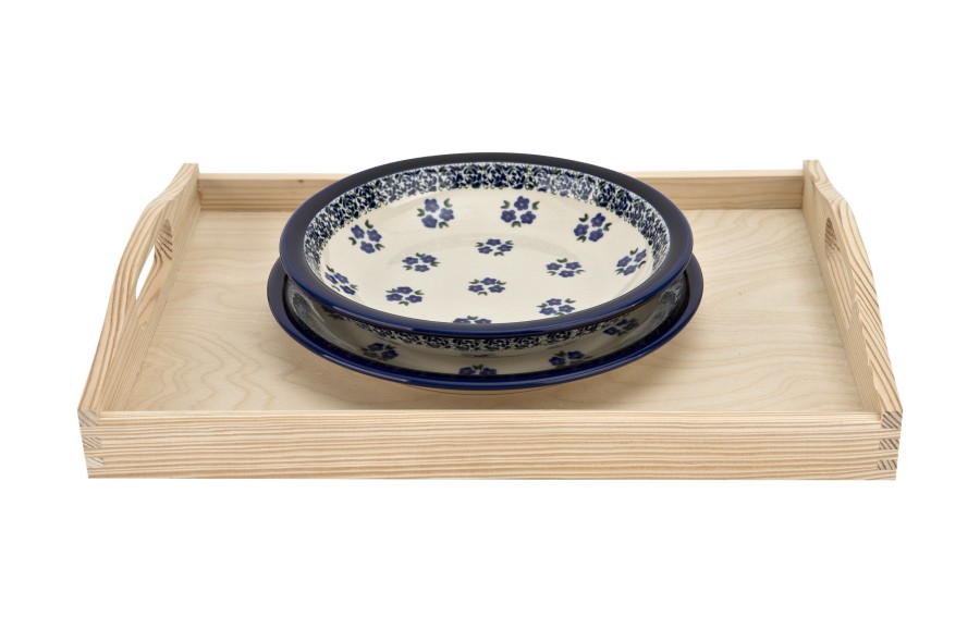 Talerz obiadowy 24,5 cm GU-1001 Bolesławiec dek. 224A