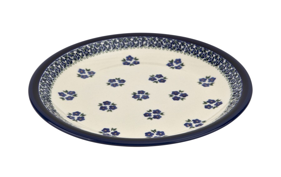 Talerz obiadowy 24,5 cm GU-1001 Bolesławiec dek. 224A