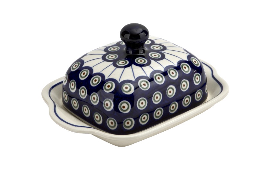 Maselnica ceramiczna Bolesławiec Kropki 8