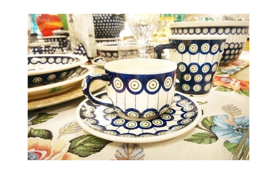 Kubek ceramiczny 350 ml Bolesławiec Kropki 8