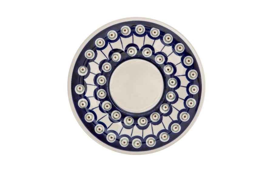 Bulionówka 260 ml + spodek Bolesławiec Kropki 8