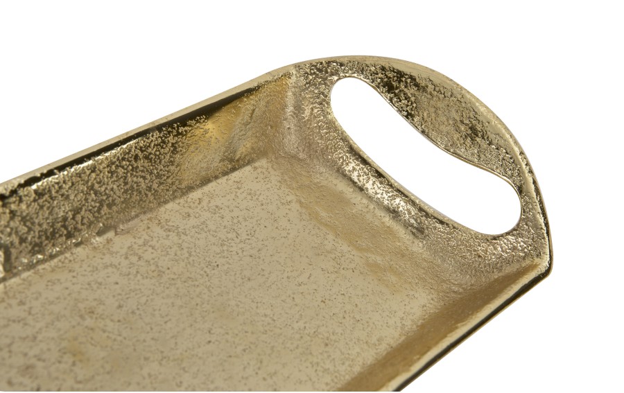 Taca dekoracyjna 32,5x12x5 cm złota EW2589