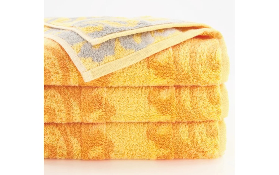 Ręcznik bawełniany 50x100 cm Cashmere Jacquard Pomarańcz
