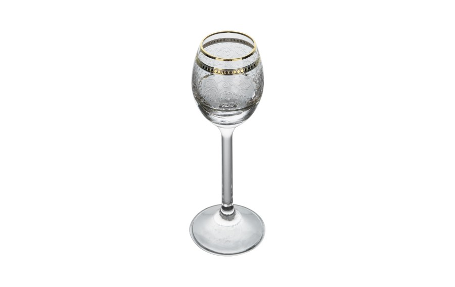Zestaw 6 kieliszków do likieru 50 ml Dolce Vita Gold