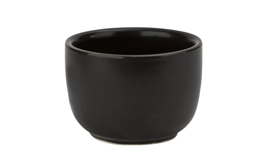 Czarny zestaw ceramiczny do dipów taca + 3 miski
