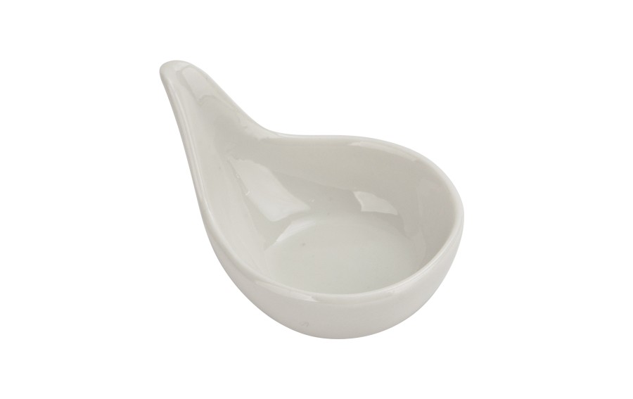 Porcelanowa miseczka do dipów z rączką