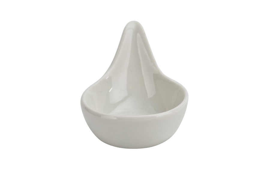 Porcelanowa miseczka do dipów z rączką