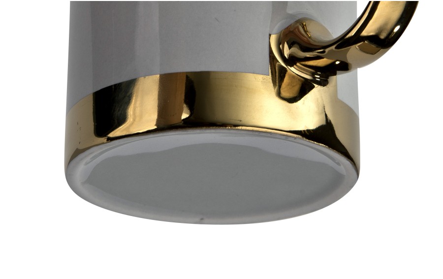 Kubek porcelanowy 330 ml Dalia Szary