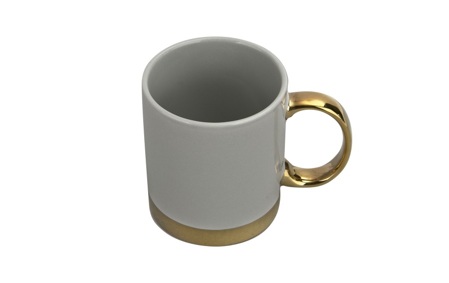 Kubek porcelanowy 330 ml Dalia Szary