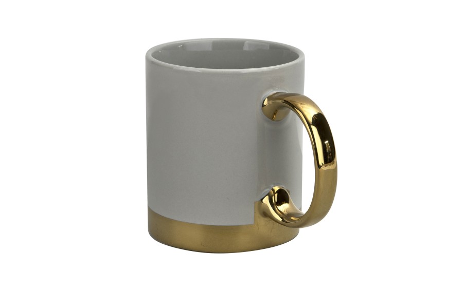 Kubek porcelanowy 330 ml Dalia Szary