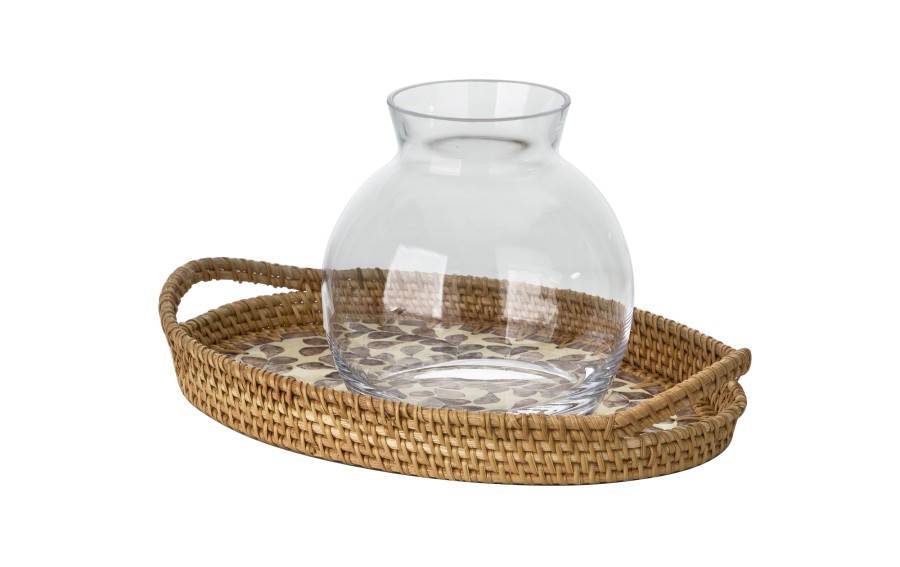 Wazon szklany 16,5 cm beczułka Sigma Glass