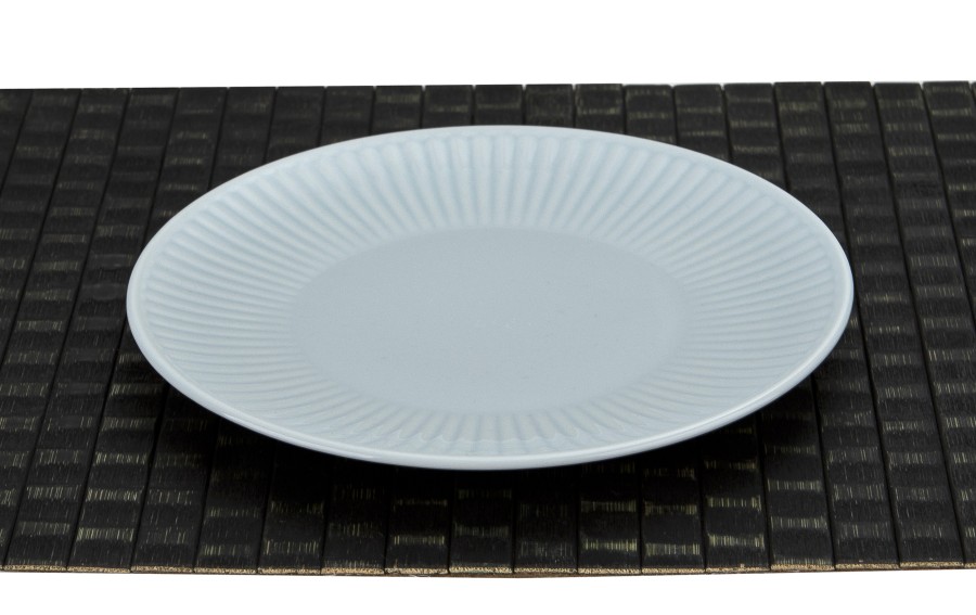 Talerz deserowy 21 cm Dalia Niebieska