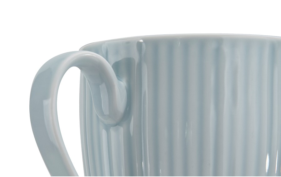 Kubek porcelanowy 420 ml Dalia Niebieska