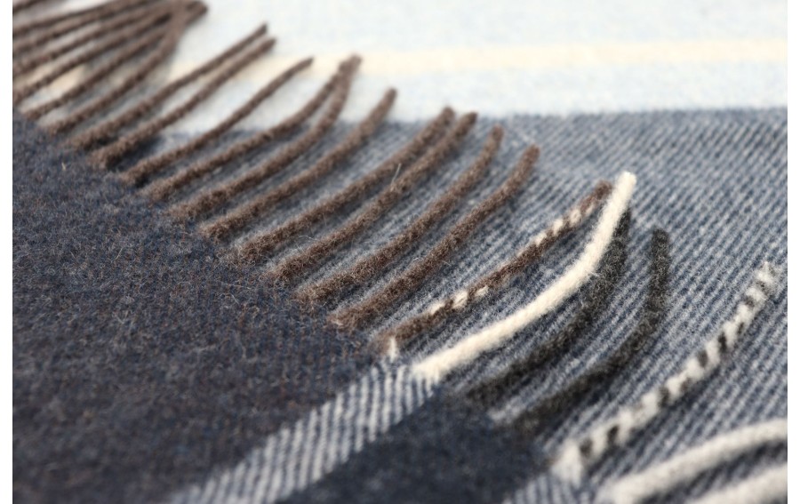 Pled koc 130x170 cm Cashmere Sheffield Blue