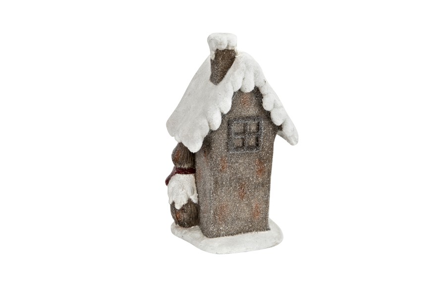 Figurka ozdobna Domek świecący LED H44 cm