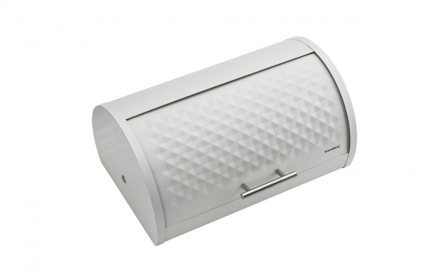 Chlebak stalowy biały