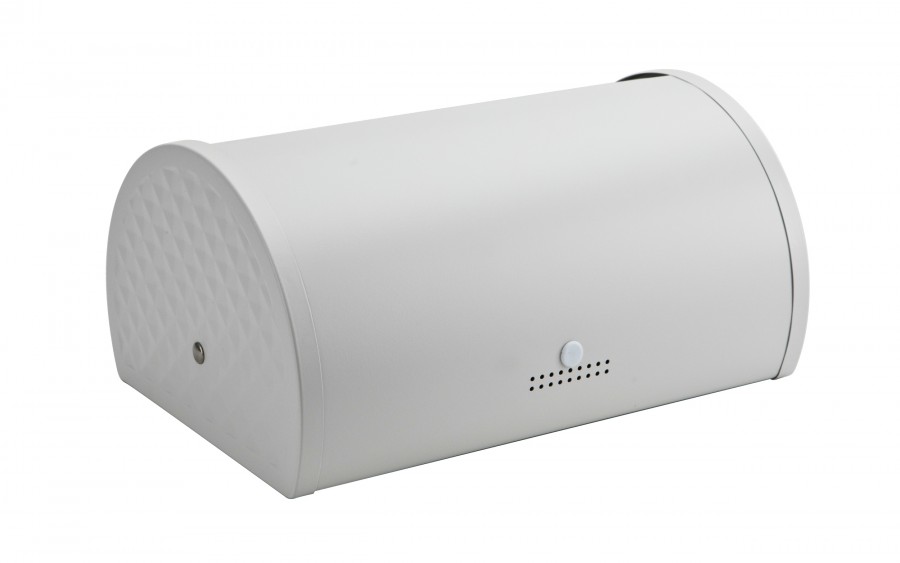 Chlebak stalowy biały