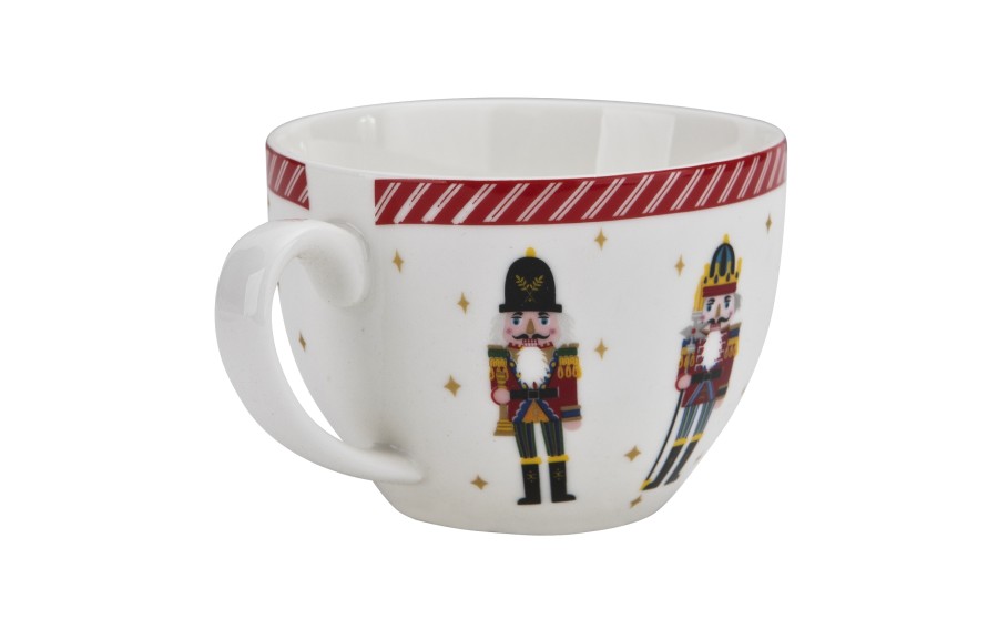 Zestaw 2 Filiżanek 280ml ze spodkami Dziedek do orzechów