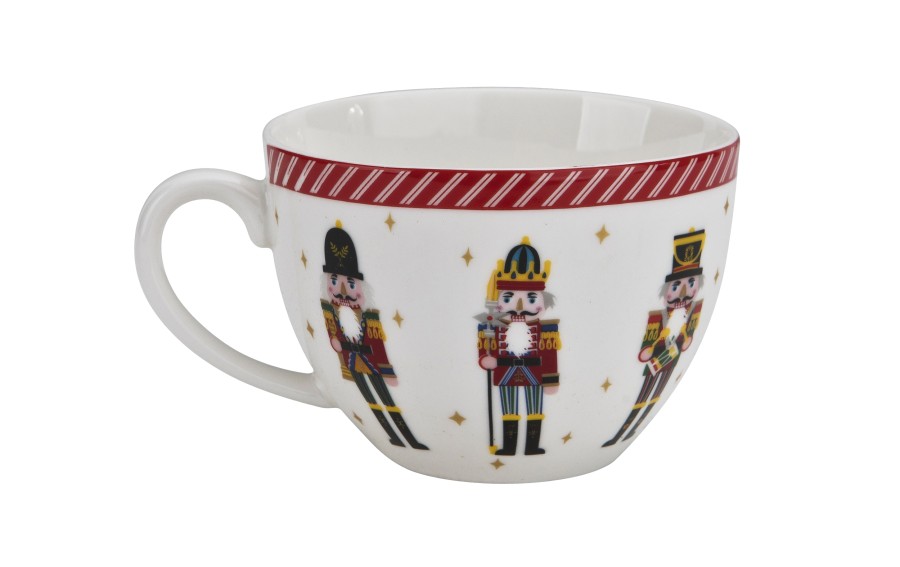 Zestaw 2 Filiżanek 280ml ze spodkami Dziedek do orzechów