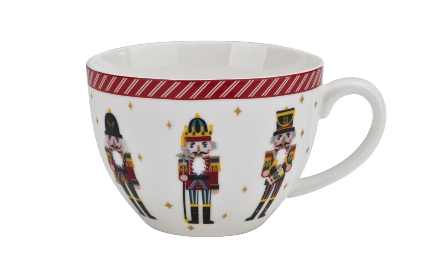 Zestaw 2 Filiżanek 280ml ze spodkami Dziedek do orzechów