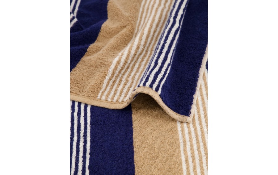 Ręcznik bawełniany 70x140 cm Coast Repeat 6214 Navy Natur 31