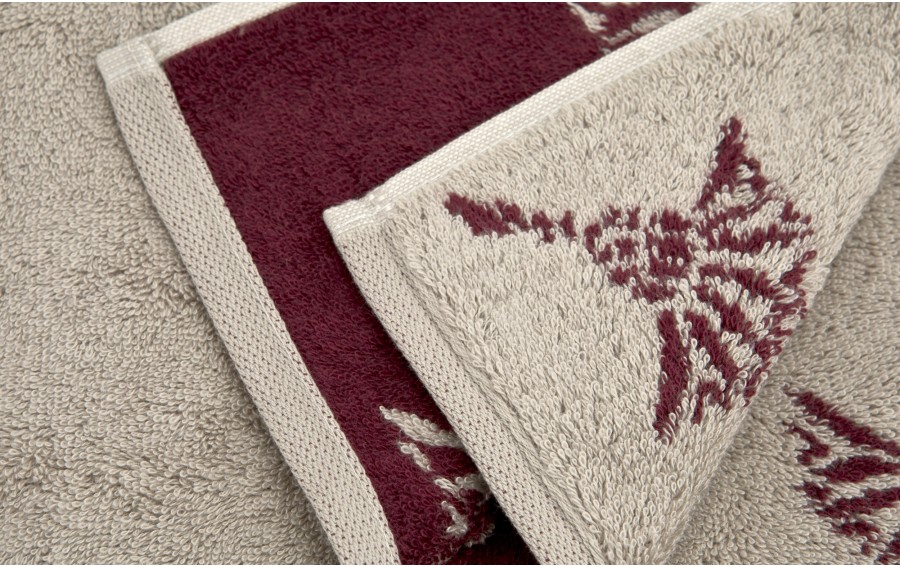 Ręcznik frotte 50x100 cm Joop Select 1693-32 Rouge